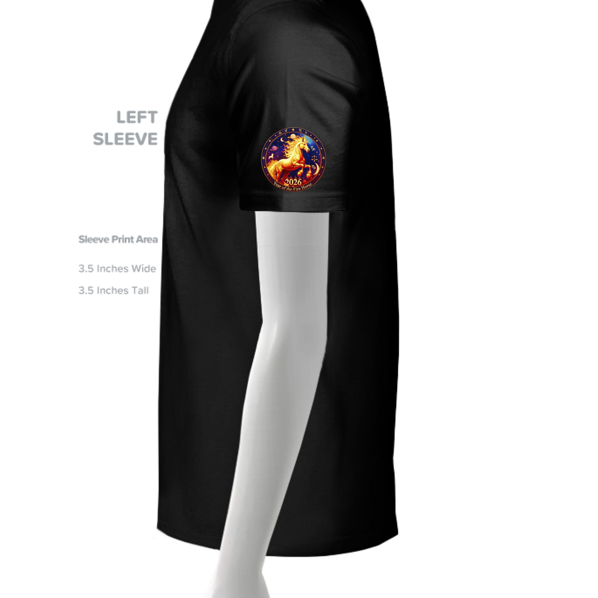 SLD BLK TRIBLEND - SLEEVE_LEFT