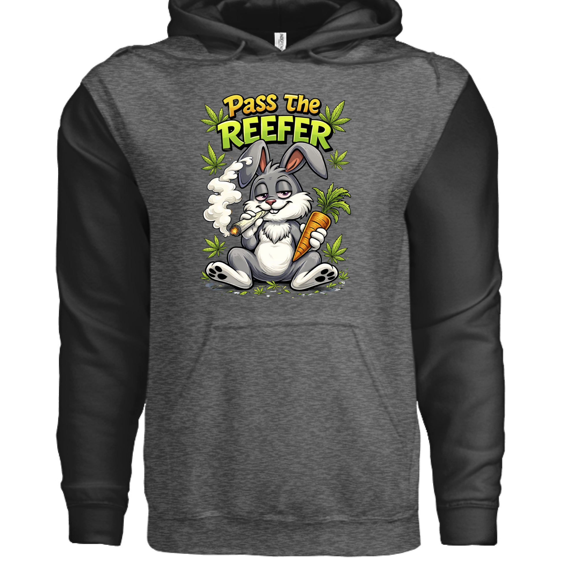 Charcoal Heather/ Black - FRONT